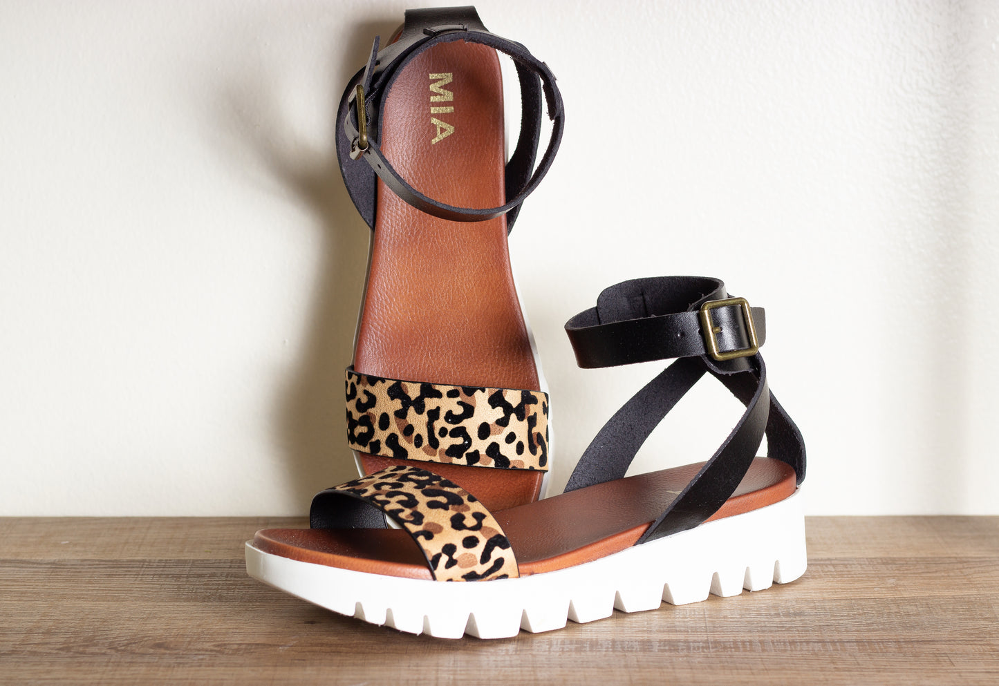 Mia Wedges Leopard