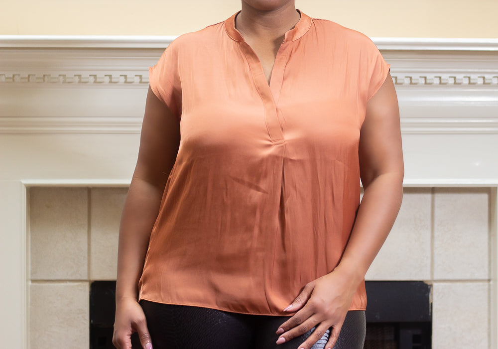 Perfect  Satin Short Sleeve