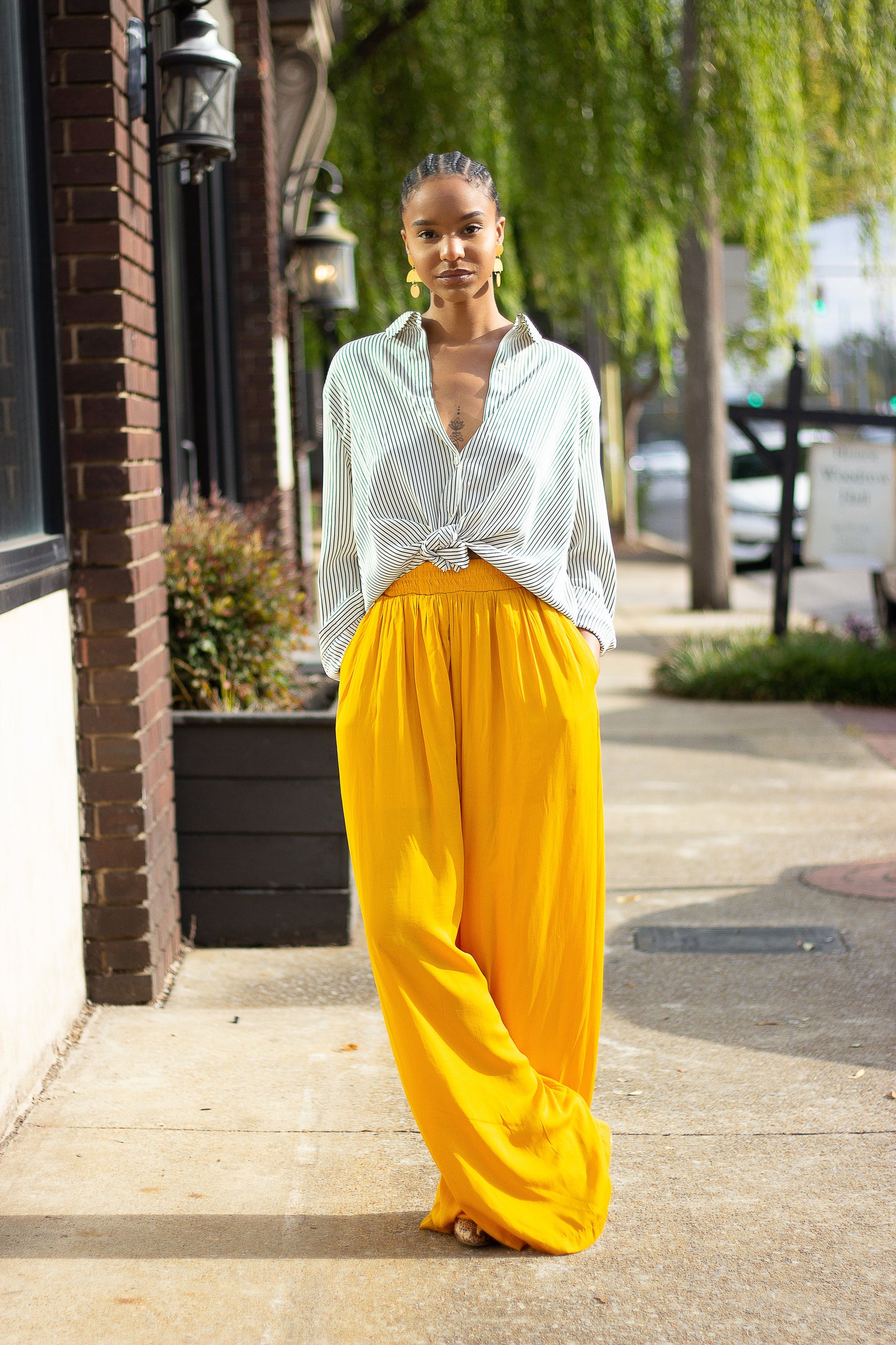 Honey Ginger Wide Leg Pant