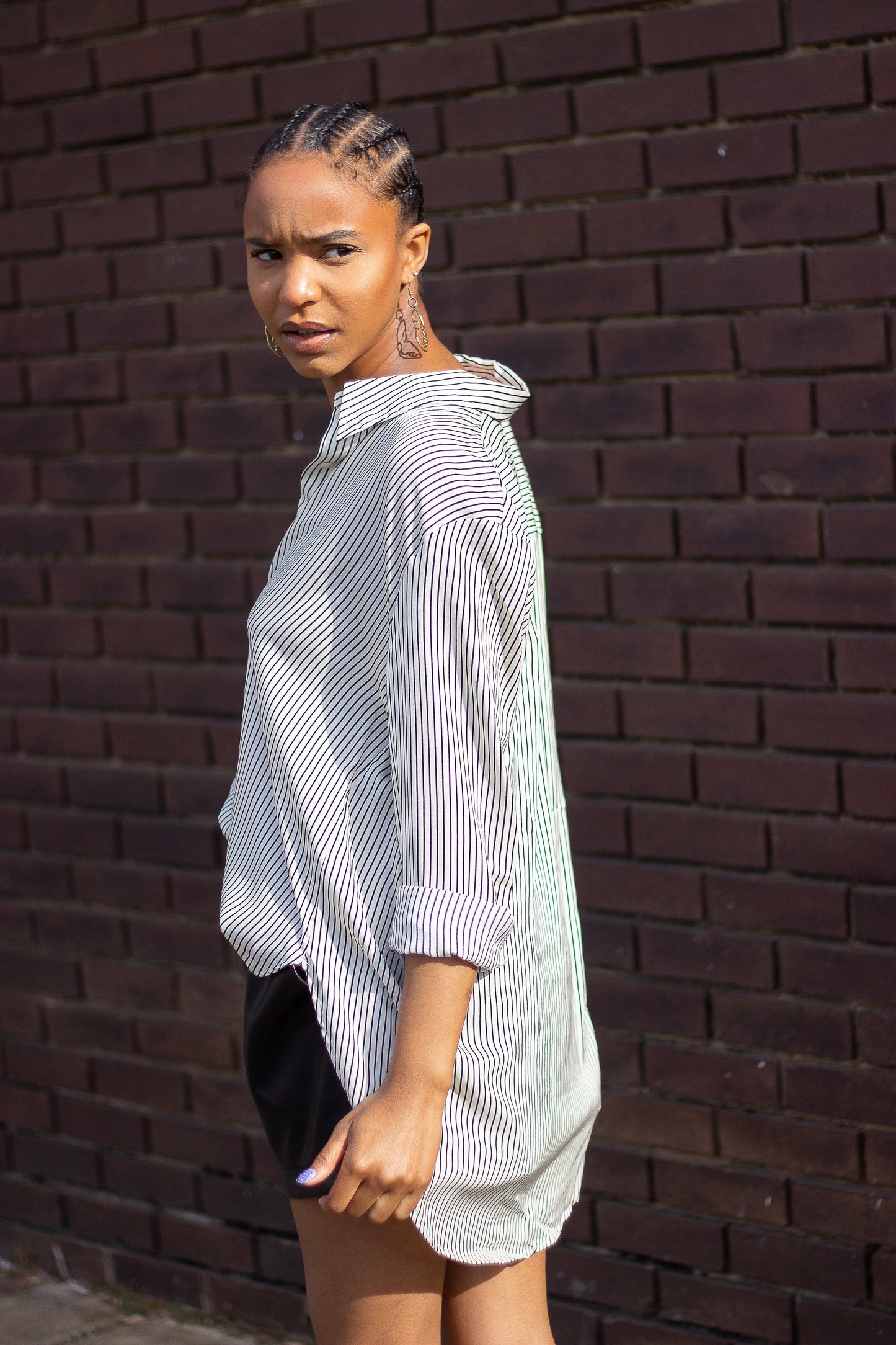 Cori Stripe Button Up