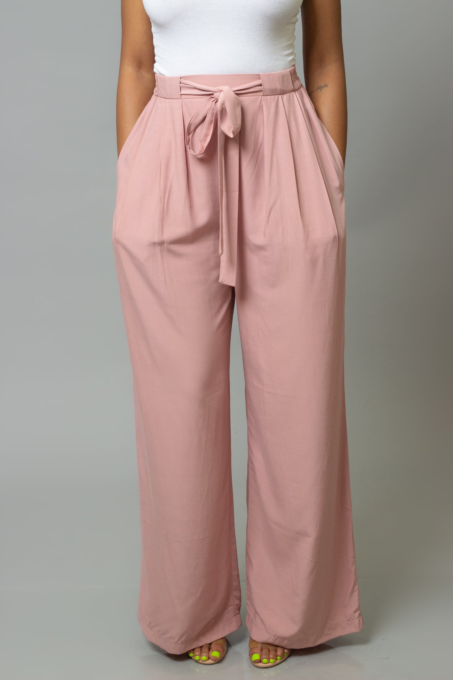 Pink Haze Wide Leg Pants