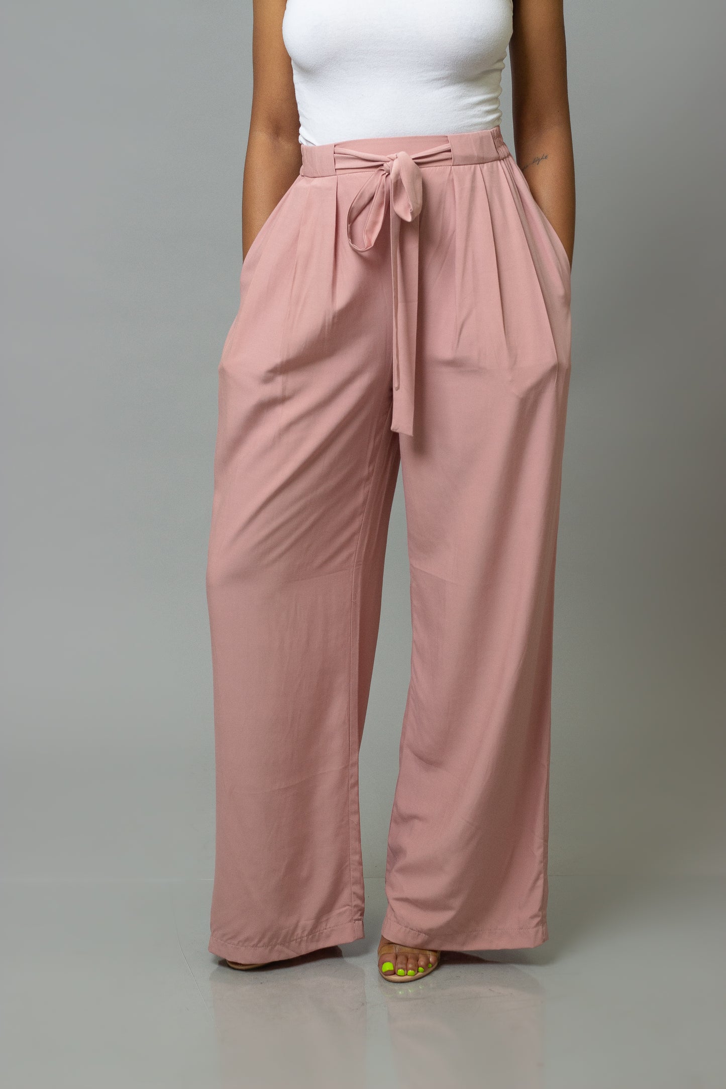 Pink Haze Wide Leg Pants
